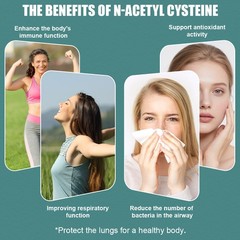 NAC (N-Acetyl Cysteine) 600mg Supports Antioxidant Detoxifying Lung Health