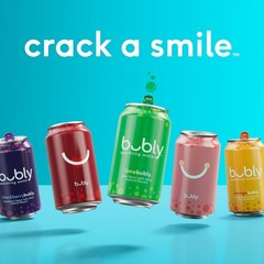 bubly Strawberry Sunset Sparkling Water 12 fl oz Zero Sugar 8 Pack