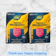 FOR 2 Nature’s Way Fortify Optima Women’s Probiotics 50 Billion Live Cultures