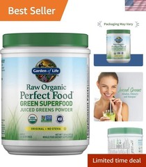 Raw Organic Perfect Food Juiced Greens Powder – 30 Servings, Detox & Energize