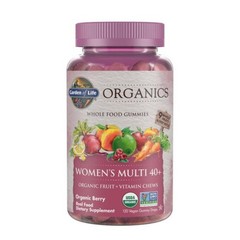 11/26 Garden of Life Organics Women 40+ Gummy Vitamins – Berry – Certified Organ