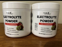 2pk Key Nutrients Electrolyte Powder Kiwi Strawberry Vegan NonGMO 60 Sv 10.4oz