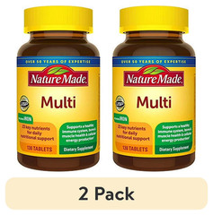 Nature Made ( 2 Pack ) Multivitamin With Iron 130 Count ~ Exp 2/2027+