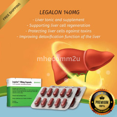 4 BOX LEGALON 30’s 140mg Milk Thistle Madaus Germany Traditionally Use for Liver