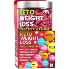 Keto Weight Loss Diet Pills, Natural Appetite Suppressant, Fat Burner Unisex