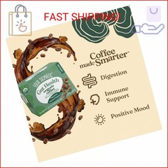 Four Sigmatic Mushroom Coffee Mix Cordyceps and Chaga Pack of 3 (30 Packets Tota