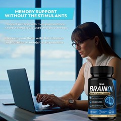 Brainol Advanced Formula Memory & Focus Support Vitamin Supplement 60 Capsules