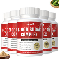 Blood Sugar Complex | Advance Support Supplement For Men & Women | 300 Capsules