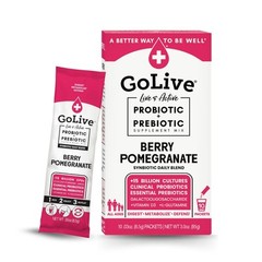 GoLive BERRY POMEGRANATE Synbiotic (Probiotics + Prebiotics); 15 Billion CFUs;