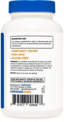 Nutricost L-Citrulline 500mg, 120 Capsules – Gluten Free & Non-GMO