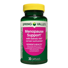 Spring Valley Menopause Support with Estro-G 100 for Women’s Health Capsules, 30