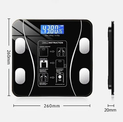 1pc Smart Bluetooth Body Fat Scale Digital Electronic Fitness Tracking App Home