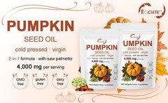 Pumpkin Seed Oil Saw Palmetto 4000mg Softgels Natural Prostate Support Free ship