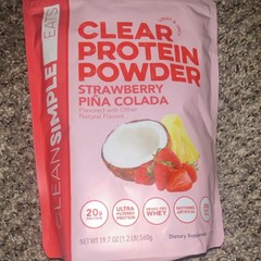 Clean Simple Eats Clear Whey Protein Isolate Strawberry Piña Colada 19.7oz 20sv