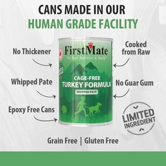 Firstmate Pet Foods Can Turkey Dog Food,12.5-Ounce,Pack Of 12
