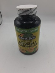 2x Nature’s Blend Acidophilus Chewable Raspberry Tablets 100ct. Ea.Exp:02/2028