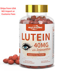 HEALOADING Lutein and Zeaxanthin Supplement Softgels: 180 Count (Pack of 1)