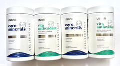 Latest upgraded USANA Cellsentials Vita Antioxidant Core Minerals 10/27 2 Sets