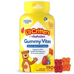 Lil Critters Gummy Vitamins for Kids Multivitamin 190 Count Gummies