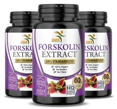 Coleus Forskohlii Forskolin Extract 2000mg 20% Standardized Vegan 180 Capsules