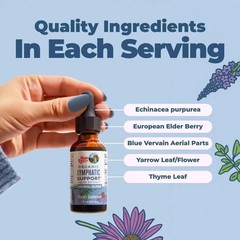 NEW LUXRY Mary Ruth’s Organic Lymphatic Support Liquid Extract,Alcohol Free,30mL