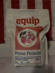 equip Prime Protein Grass-Fed Beef Isolate Powder Strawberry 1.70 lb