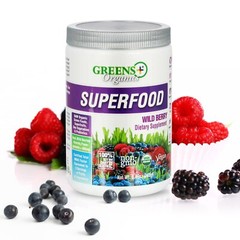 Greens+ Organic Superfood Wild Berry | Vegan Greens Powder | 8.46oz | 240 G