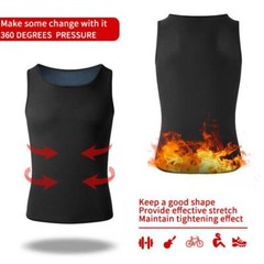 Women Men Sweat Shaper Slimming Polymer Sauna Vest Tank Top Shapewear Weightloss