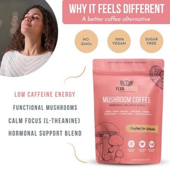 Ylva Blends Mushroom Coffee For Women By Ylva Mushroom Coffee For Hormone
