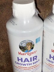 3 New Bottles Mary Ruth’s Hair Growth Max Liposomal Almond Cookie 15.22 floz Lot