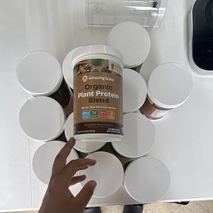 Amazing Grass Organic Non-GMO Plant Protein Powder, Choc Peanut Butter lot 12