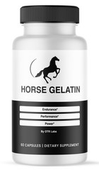 Horse Gelatin for Men, Horsegelatin Trick 60CT Male Performance Support