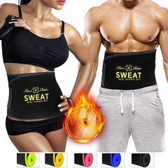Suana HOT Sweat Premium Waist Trimmer for Men Women Sports Research Pink 3 SIZE