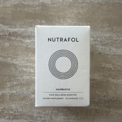 Nutrafol Hairbiotic Hair Wellness Booster Dietary Supplement 30 Capsules GF