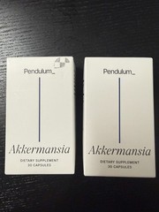 FOR 2 Pendulum Akkermansia Probiotic Supplement Supports Gut Health 30 Capsules