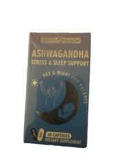 Health Sender ASHWAGANDA Day & Night Stress and Sleep Support Exp 7/2027