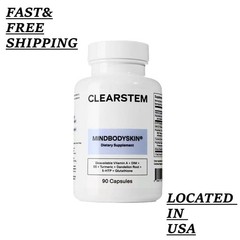 2 BOTTLES–CLEARSTEM® MINDBODYSKIN® – Hormonal Acne, Skin Glow & Mood Support
