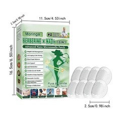 50% OFF Moringa Berberine x NAD+ 10-in-1 Advanced Nano Microneedle Patches New