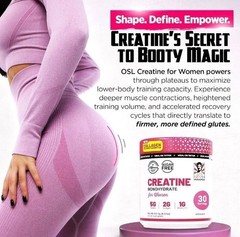 Old School Labs Creatine Monohydrate for Women 240g 8.46oz Unflavored Powder New