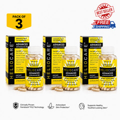 3 Packs Heliocare Advanced Nicotinamide B3 Skin Health 360 Capsules Exp: 08/2028
