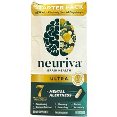 (1) Neuriva Ultra Brain Health Alertness 14 Capsules Starter Pack Exp. 6/2026