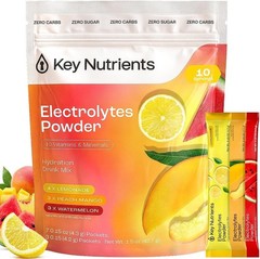 10 Pack Sugar-Free Electrolytes – Lemonade, Peach Mango & Watermelon Tastes