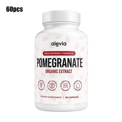 3X Alevia Pomegranate Capsules 60ct Organic Extract Antioxidant US