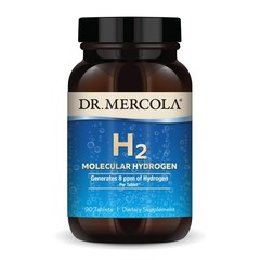 Dr. Mercola H2 Molecular Hydrogen Tablets, Creates Hydrogen Rich Water (8 ppm),