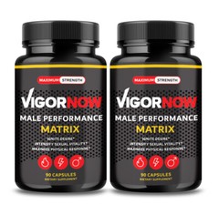 VIGORNOW 2 BOTTLES STRENGTH & STAMINA, LIBIDO & DRIVE ONLY FOR MEN 180 PILLS