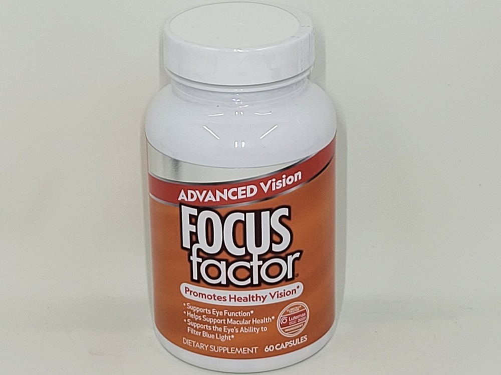Focus Factor Advanced Vision Formula (60 Count) – Eye Vitamins Exp February 2026