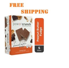 Power Crunch Original Protein Energy Bars Peanut Butter Fudge 1.4 oz 5 Count