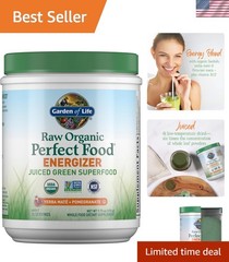 Raw Organic Perfect Food Energizer Juiced Green Superfood Powder – Yerba Mate…