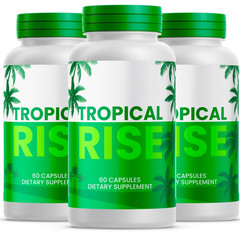 Tropical Rise for Men Pills Tropical Rose to Supports Male Vitality 180ct 3 Pack