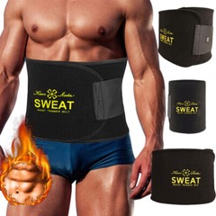 Sweat Neoprene Fat-Burner Belly Compression Belt Body Shaper Waist Trainer Wrap